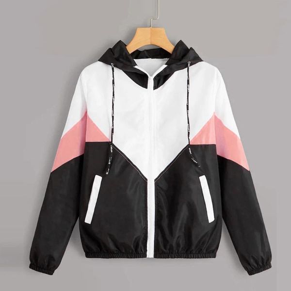 women's hoodies & sweatshirts 2021 autumn quick dry women jackets coats windbreaker sun protection patchwork color zipper thin summer s, Black
women's hoodies & sweatshirts 2021 autumn quick dry women jackets coats windbreaker sun protection patchwork color zipper thin summer s, Black