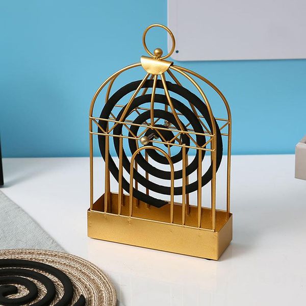 nordic gold birdcage mosquito coil holder summer days iron repellent incense rack plate home decoration hooks & rails
nordic gold birdcage mosquito coil holder summer days iron repellent incense rack plate home decoration hooks & rails