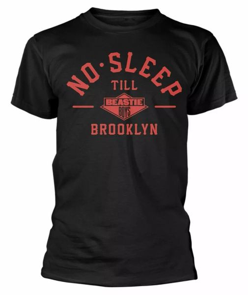 official beastie boys t shirt no sleep till brooklyn black rap metal punk rock, White;black
official beastie boys t shirt no sleep till brooklyn black rap metal punk rock, White;black