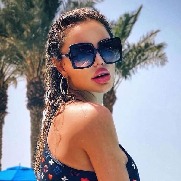 sunglasses big oversized shades women men traveling retro square sun glasses for woman gradient oculos zonnebril dames, White;black
sunglasses big oversized shades women men traveling retro square sun glasses for woman gradient oculos zonnebril dames, White;black