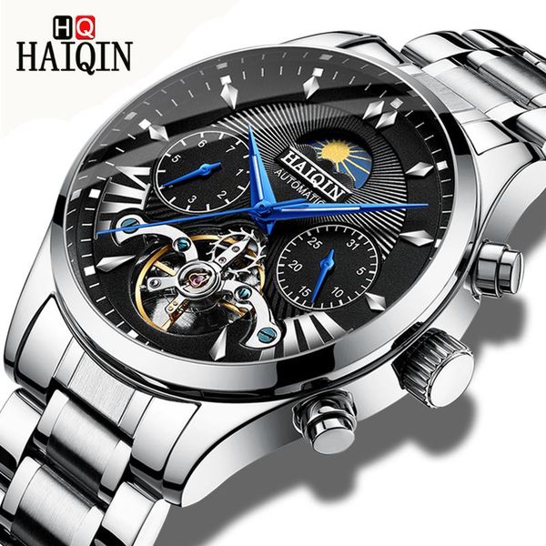 wristwatches haiqin men's watches watch men luxury fashion mechanical business brand military / sports relogio masculino, Slivery;brown
wristwatches haiqin men's watches watch men luxury fashion mechanical business brand military / sports relogio masculino, Slivery;brown