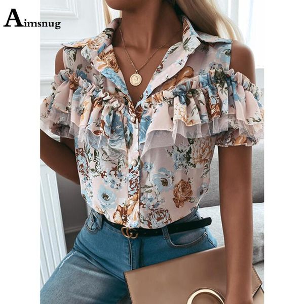women's blouses & shirts women elegant leisure casual shirt 2021 short sleeve blouse single-breasted classic flower print summer ruffl, White
women's blouses & shirts women elegant leisure casual shirt 2021 short sleeve blouse single-breasted classic flower print summer ruffl, White