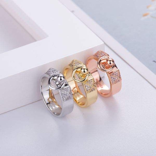 new fashion gold plated hip hop rivet buckle micro inlaid diamond exaggerated ring couple gift, Silver
new fashion gold plated hip hop rivet buckle micro inlaid diamond exaggerated ring couple gift, Silver