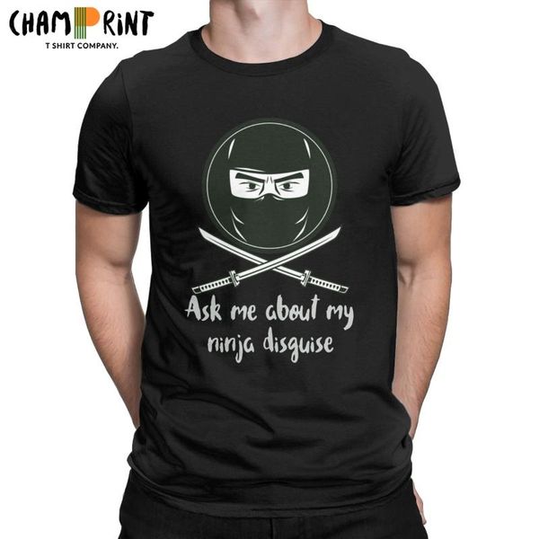 men's t-shirts ask me about my ninja disguise for men vintage pure cotton tee shirt round collar short sleeve t gift idea, White;black
men's t-shirts ask me about my ninja disguise for men vintage pure cotton tee shirt round collar short sleeve t gift idea, White;black