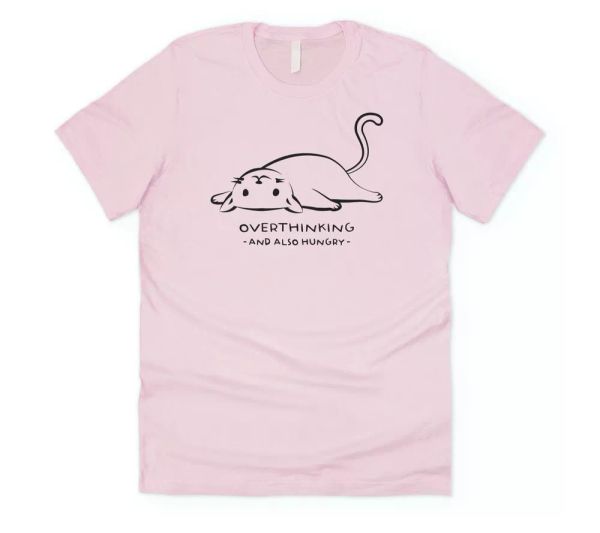 overthinking and also hungry cat t-shirt tee funny cats cute kitten gift lady, White;black
overthinking and also hungry cat t-shirt tee funny cats cute kitten gift lady, White;black