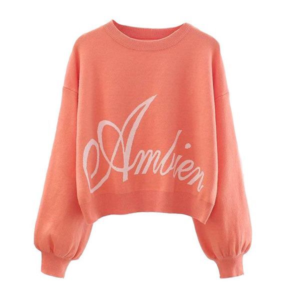 women's sweaters korean loose pullover sweater for women autumn and winter 2021 outer wear letter round neck laziness, White;black
women's sweaters korean loose pullover sweater for women autumn and winter 2021 outer wear letter round neck laziness, White;black