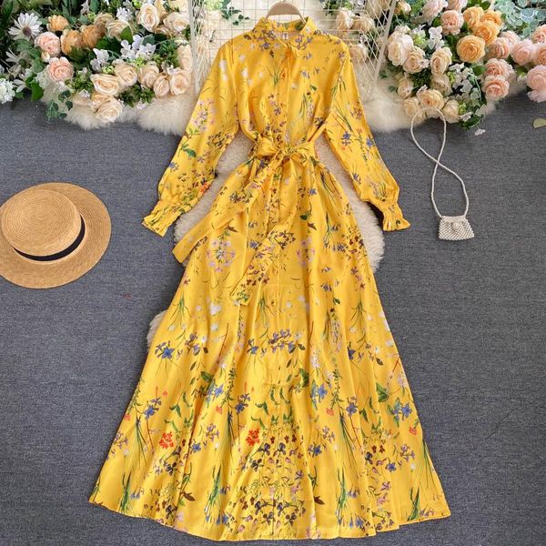 casual dresses gagaok printing for women 2021 autumn french elegant puff sleeve turn-down collar drawstring single breasted dress, Black;gray
casual dresses gagaok printing for women 2021 autumn french elegant puff sleeve turn-down collar drawstring single breasted dress, Black;gray