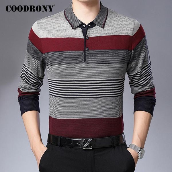 men's sweaters coodrony brand sweater men autumn winter business casual turn-down collar pull homme cotton pullover stripe knitwear shi, White;black
men's sweaters coodrony brand sweater men autumn winter business casual turn-down collar pull homme cotton pullover stripe knitwear shi, White;black