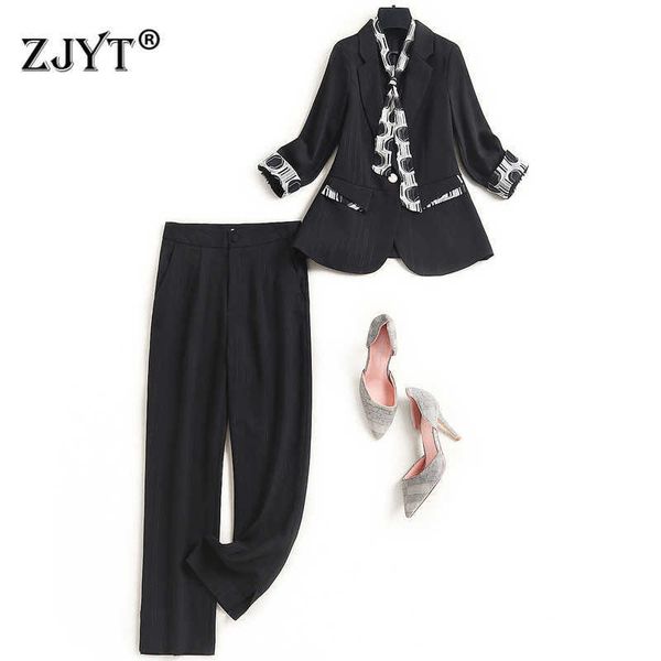 spring designers elegant office lady trousers suit women fashion striped blazer and pants 2 piece sets plus size outfits 210601, White
spring designers elegant office lady trousers suit women fashion striped blazer and pants 2 piece sets plus size outfits 210601, White
