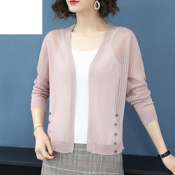 summer 2021 women korean long sleeve shawl coat cropped cardigan knitted v neck thin ice silk sweaters sunscreen shirt y57 women's jac, Black;brown
summer 2021 women korean long sleeve shawl coat cropped cardigan knitted v neck thin ice silk sweaters sunscreen shirt y57 women's jac, Black;brown