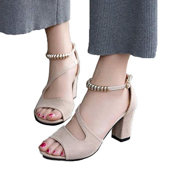 women sandals 2021 fashion strappy ankle strap elegant high heel big size pee toe comfortable outdoor, Black
women sandals 2021 fashion strappy ankle strap elegant high heel big size pee toe comfortable outdoor, Black
