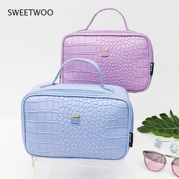 cosmetic bags & cases women faux leather toiletry bag travel makeup organizer elegant case
cosmetic bags & cases women faux leather toiletry bag travel makeup organizer elegant case
