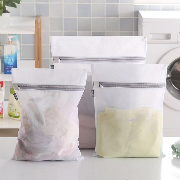 laundry bags foldable nylon zipper bag bra socks underwear clothes washing machine protection net mesh size s/m/l
laundry bags foldable nylon zipper bag bra socks underwear clothes washing machine protection net mesh size s/m/l