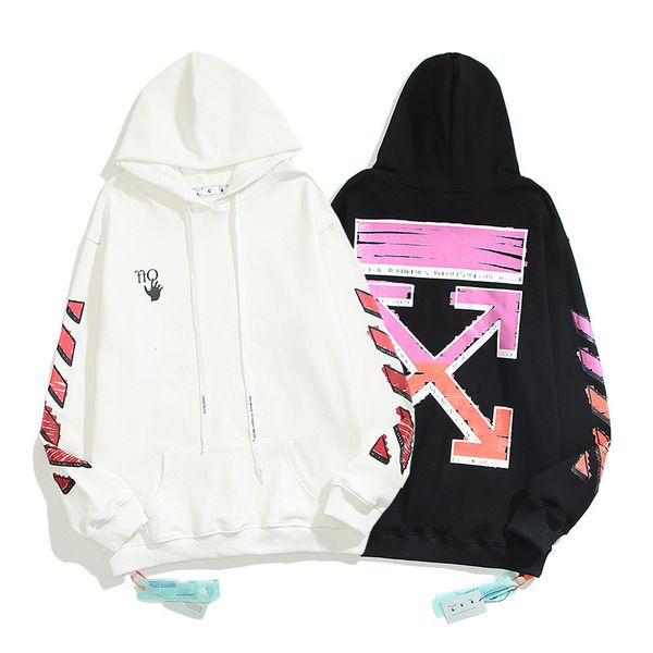 high winter autumn street and fashion brand off chalk arrow hooded men's sweater casual loose lovers' american hip hop hoodie, Black
high winter autumn street and fashion brand off chalk arrow hooded men's sweater casual loose lovers' american hip hop hoodie, Black
