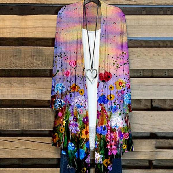 women's knits & tees womens chiffon long shirts shawl floral print kimono cardigan blouse beachwear long-sleeved vintage female clothin, White
women's knits & tees womens chiffon long shirts shawl floral print kimono cardigan blouse beachwear long-sleeved vintage female clothin, White