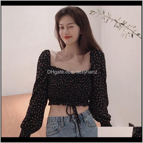 blouses & shirts womens clothing apparel drop delivery 2021 fashionable square collar sweet pleated small floral print short chiffon shi, White
blouses & shirts womens clothing apparel drop delivery 2021 fashionable square collar sweet pleated small floral print short chiffon shi, White