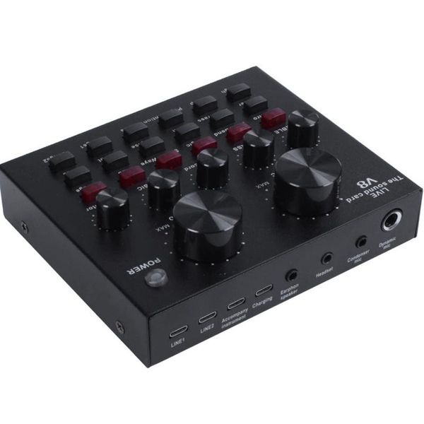 sound cards usb audio mixer v8 card external card,headset,microphone,real-time card,home karaoke for mobile phones
sound cards usb audio mixer v8 card external card,headset,microphone,real-time card,home karaoke for mobile phones