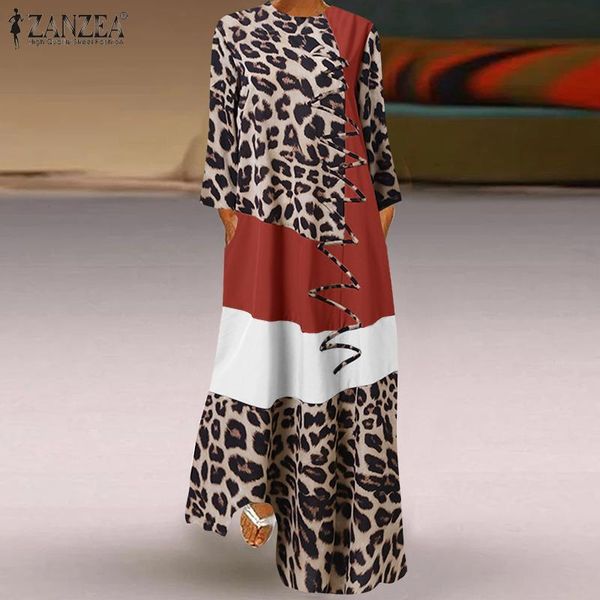 casual dresses women long sleeve o neck sundress elegant leopard print dress autumn holiday patchwork kaftan oversized party robe, Black;gray
casual dresses women long sleeve o neck sundress elegant leopard print dress autumn holiday patchwork kaftan oversized party robe, Black;gray