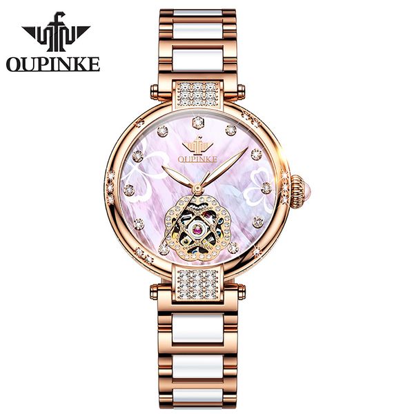 oupinke luxury mechanical watches for women waterproof 50m hollow dial red pink watch face with case luminous girls birthday gifts, Slivery;brown
oupinke luxury mechanical watches for women waterproof 50m hollow dial red pink watch face with case luminous girls birthday gifts, Slivery;brown