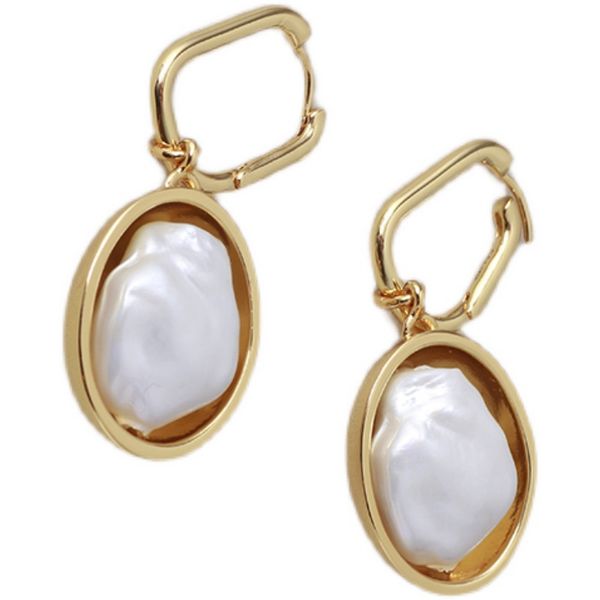 indifference personality three dimensional oval inlaid shaped ce baroque style pearl line earrings for women luxurys designers jewelry, Silver
indifference personality three dimensional oval inlaid shaped ce baroque style pearl line earrings for women luxurys designers jewelry, Silver