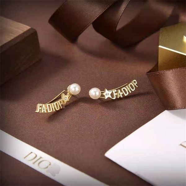 75% off outlet online family letter five pointed star pearl ear clip 2021 fashion brass earrings for women x457, Golden
75% off outlet online family letter five pointed star pearl ear clip 2021 fashion brass earrings for women x457, Golden