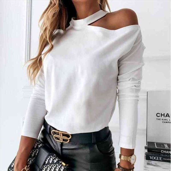 winter blouse women long sleeve off shoulder casual white shirt solid color loose halter fashion woman blouses
winter blouse women long sleeve off shoulder casual white shirt solid color loose halter fashion woman blouses