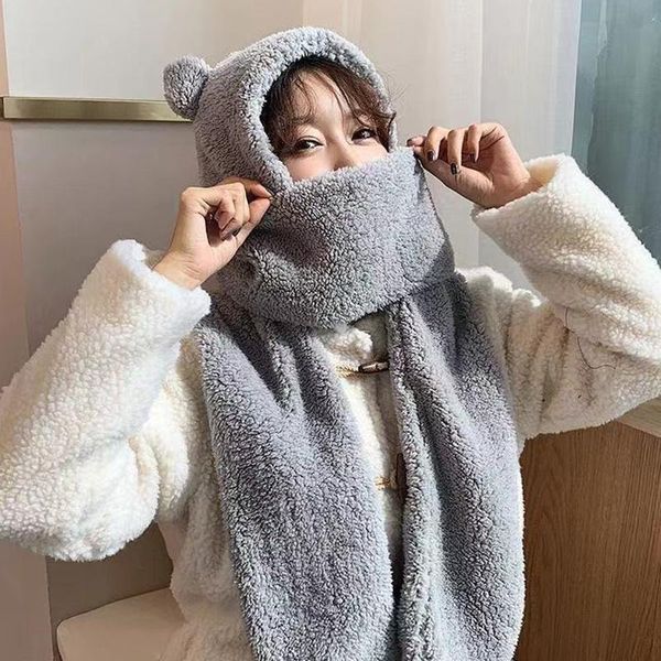 winter women novelty caps warm cute bear ear hat casual 3-in-1 plush scarf gloves solid fleece ys- outdoor hats, Black;white
winter women novelty caps warm cute bear ear hat casual 3-in-1 plush scarf gloves solid fleece ys- outdoor hats, Black;white