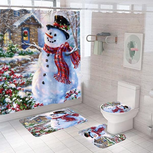 shower curtains lovely snow man curtain christmas gift with non slip rug mat bathroom waterproof polyester hooks home decor
shower curtains lovely snow man curtain christmas gift with non slip rug mat bathroom waterproof polyester hooks home decor
