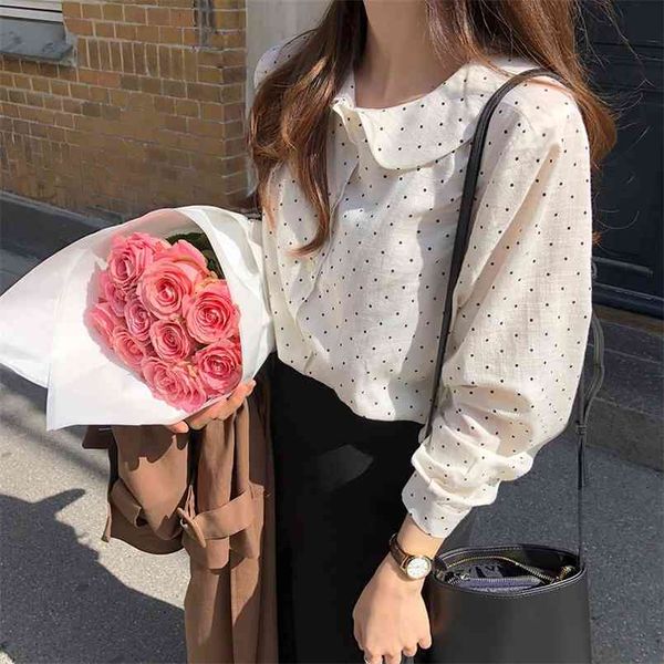 dot spring vintage shirt female oversize women long sleeve girls blouse plus size autumn blouses femme blusas 210423, White
dot spring vintage shirt female oversize women long sleeve girls blouse plus size autumn blouses femme blusas 210423, White