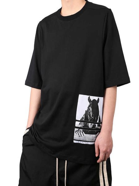 fashion outlet 21ss owens grey dark ro figure horse face 5 / 6 loose half ins crew neck short sleeve men's rick style gkv3, White;black
fashion outlet 21ss owens grey dark ro figure horse face 5 / 6 loose half ins crew neck short sleeve men's rick style gkv3, White;black