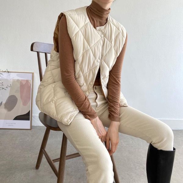 women's vests women loose cotton stylish minimalist casual feminino waistcoats lazy korean style retro all-match autumn harajuku elegan, Black;white
women's vests women loose cotton stylish minimalist casual feminino waistcoats lazy korean style retro all-match autumn harajuku elegan, Black;white