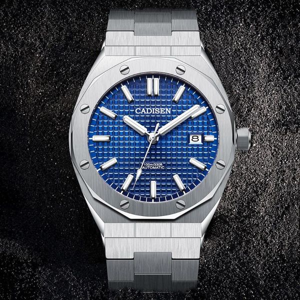 wristwatches cadisen 42mm stainless steel luminous dial men's mechanical wristwatch waterproof clock busine automatic male watc, Slivery;brown
wristwatches cadisen 42mm stainless steel luminous dial men's mechanical wristwatch waterproof clock busine automatic male watc, Slivery;brown