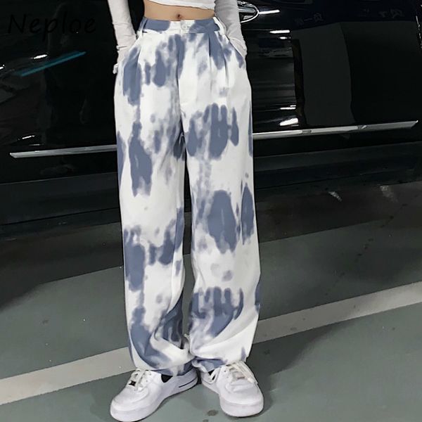 neploe new irregular tie dye casual pants autumn double pockets wide leg pants vintage loose high waist straight pants 210423, Black;white
neploe new irregular tie dye casual pants autumn double pockets wide leg pants vintage loose high waist straight pants 210423, Black;white