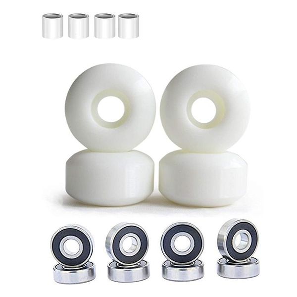 skateboard wheels with bearings 32x58mm street skateboard,white skateboarding
skateboard wheels with bearings 32x58mm street skateboard,white skateboarding