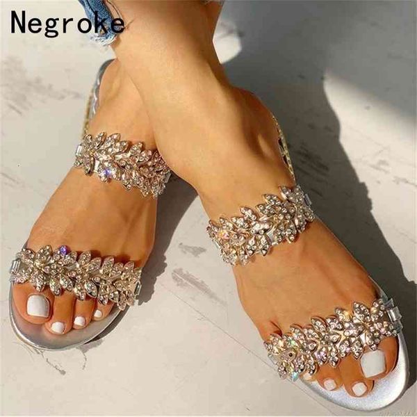 rhinestone women summer slippers low heel 5cm fashion slipper sandals ladies party wedding woman shoes slides 210310, Black
rhinestone women summer slippers low heel 5cm fashion slipper sandals ladies party wedding woman shoes slides 210310, Black