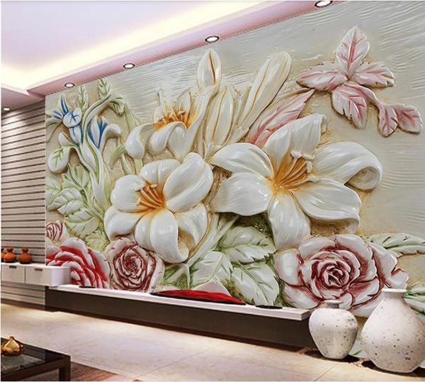 wallpapers 3d landscape wallpaper flower relief background wall interior decoration mural painting
wallpapers 3d landscape wallpaper flower relief background wall interior decoration mural painting