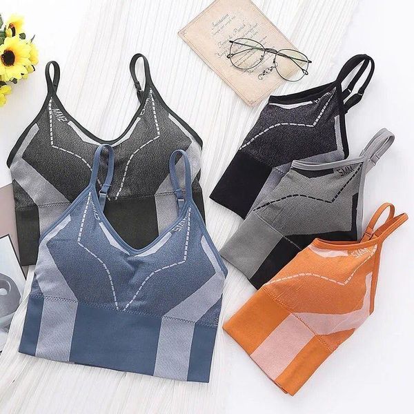 women bras breathable sports bra anti-sweat shockproof padded yoga athletic gym running fitness workout sport clothing, White;black
women bras breathable sports bra anti-sweat shockproof padded yoga athletic gym running fitness workout sport clothing, White;black