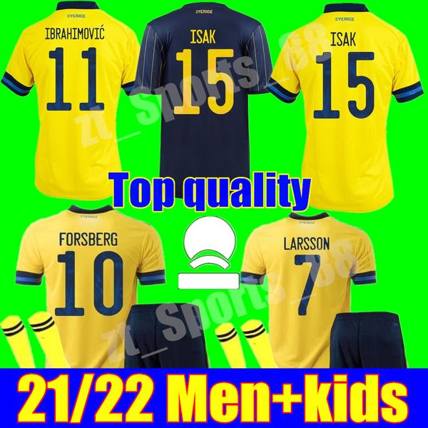 2021 sweden national team ibrahimovic forsberg soccer jerseys larsson ekdal isak home away men kids kit boys youth football shirts, Black;yellow
2021 sweden national team ibrahimovic forsberg soccer jerseys larsson ekdal isak home away men kids kit boys youth football shirts, Black;yellow