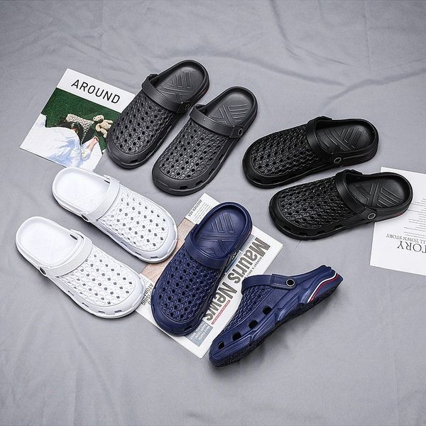 wholesale flat new new2023 mens slippers platform no brand outdoor beach hole shoes summer fashion personality non-slip sandals eur 40-45 n-, Black
wholesale flat new new2023 mens slippers platform no brand outdoor beach hole shoes summer fashion personality non-slip sandals eur 40-45 n-, Black