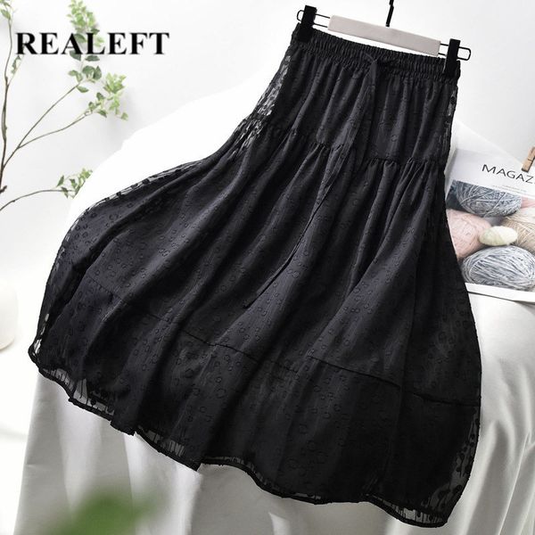 spring summer women fashion mesh patchwork a-line long skirt high waist elegant chic mid-calf skirts for womens 210428, Black
spring summer women fashion mesh patchwork a-line long skirt high waist elegant chic mid-calf skirts for womens 210428, Black