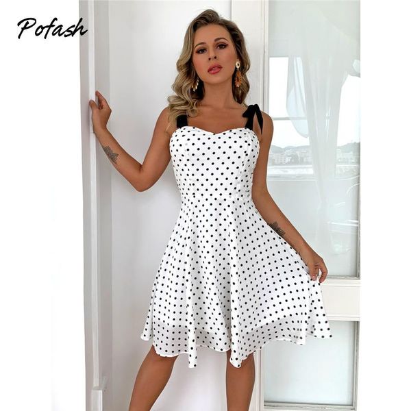 pofash white dot summer dress women bow black spaghetti strap backless mini dresses female ruffle streetwear vestidos 2021 casual, Black;gray
pofash white dot summer dress women bow black spaghetti strap backless mini dresses female ruffle streetwear vestidos 2021 casual, Black;gray