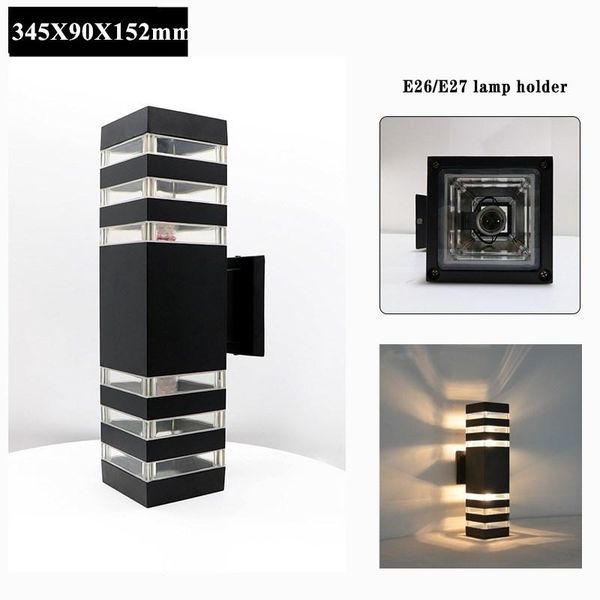 outdoor wall lamps modern led light 2*12w e27 e26 lamp sconces porch exterior waterproof up and down side ac85-265v
outdoor wall lamps modern led light 2*12w e27 e26 lamp sconces porch exterior waterproof up and down side ac85-265v