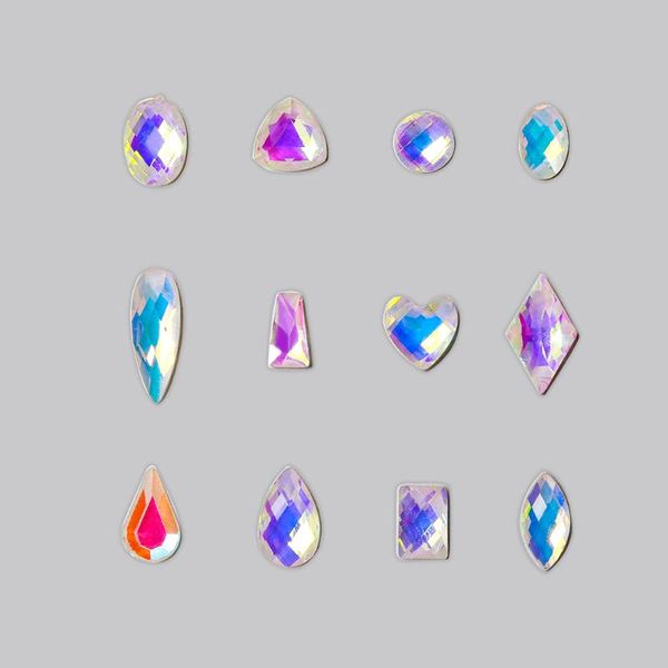 nail art decorations 200pcs iridescent 3d jewelry ab flat-back nails rhinestone 12 styles choice crystal accessories, Silver;gold
nail art decorations 200pcs iridescent 3d jewelry ab flat-back nails rhinestone 12 styles choice crystal accessories, Silver;gold