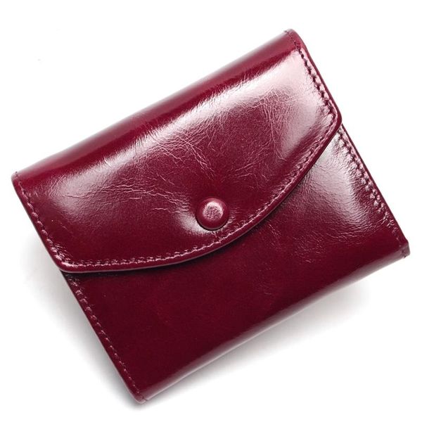 wallets vintage oil wax genuine leather wallet women coin purse mini travel womens and purses, Red;black
wallets vintage oil wax genuine leather wallet women coin purse mini travel womens and purses, Red;black