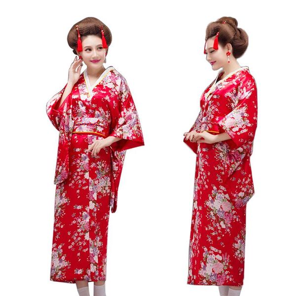 vintage japanese geisha kimono yukata haori costume retro women dress cosplay gown evening ethnic clothing, Red
vintage japanese geisha kimono yukata haori costume retro women dress cosplay gown evening ethnic clothing, Red