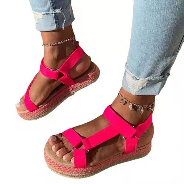 sandals women's summer style rope woven outdoor open toe comfortable casual shoes large size 43, Black
sandals women's summer style rope woven outdoor open toe comfortable casual shoes large size 43, Black