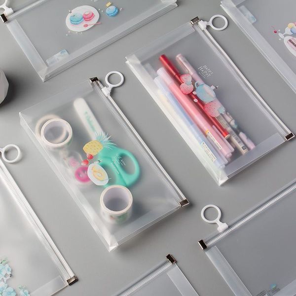 pencil bags simple transparent case office student school supplies pen box for stationery geometry file bill data bag
pencil bags simple transparent case office student school supplies pen box for stationery geometry file bill data bag