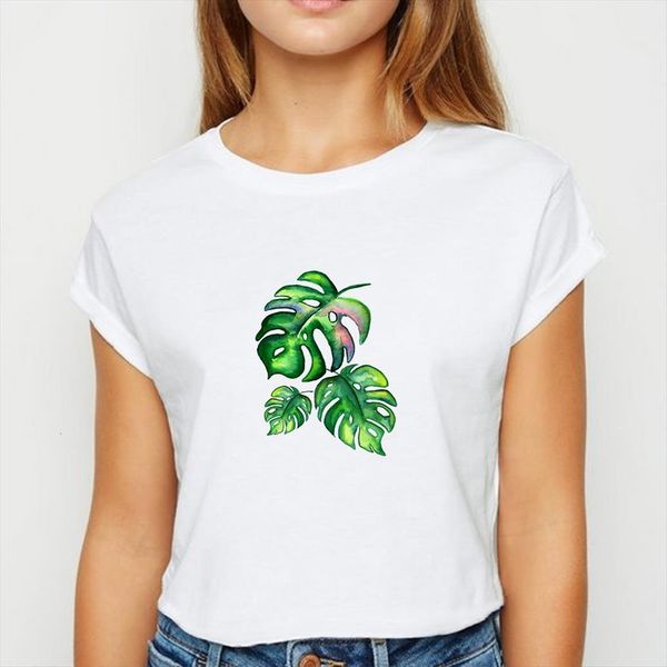 leaves and cactus oversize spring womens summer cool persionalized vestidos o neck shirts, White
leaves and cactus oversize spring womens summer cool persionalized vestidos o neck shirts, White
