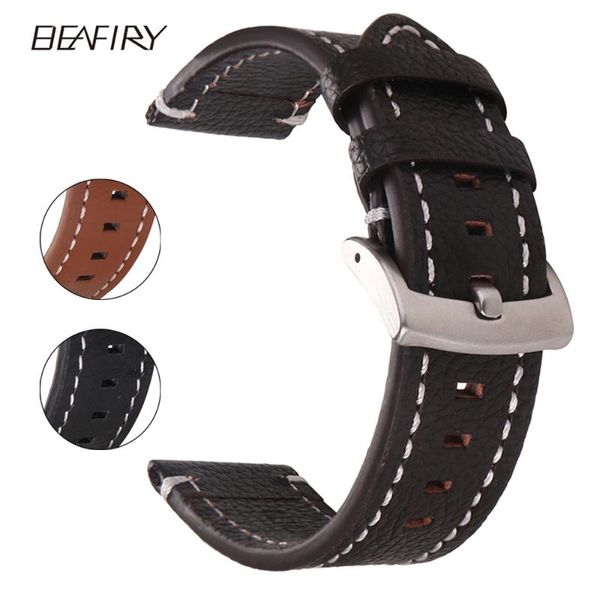 watch bands beafiry genuine leather band 18 20 22 24mm dark brown light black calfskin straps, Black;brown
watch bands beafiry genuine leather band 18 20 22 24mm dark brown light black calfskin straps, Black;brown