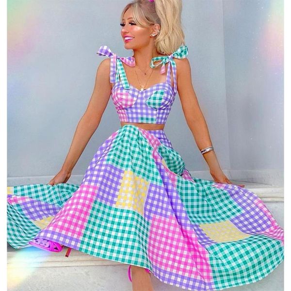 one-piece suits 2021 colorful plaid bikini set high waist swimwear shoulder strappy bathing suit beachwear biquini female
one-piece suits 2021 colorful plaid bikini set high waist swimwear shoulder strappy bathing suit beachwear biquini female